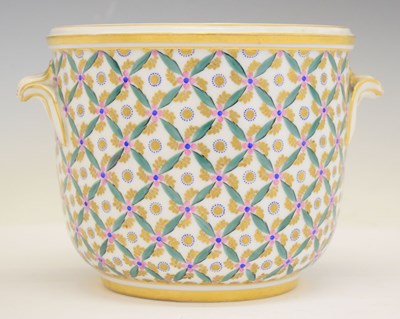 Lot 420 - Continental porcelain ice pail