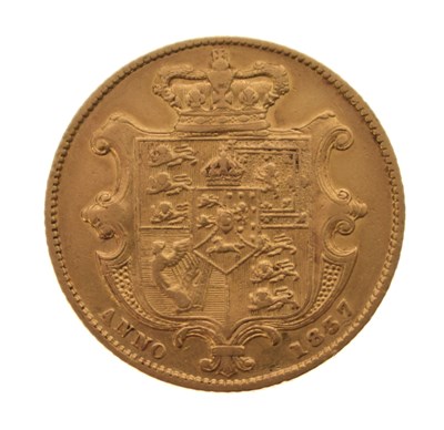 Lot 101 - William IV gold sovereign, 1837