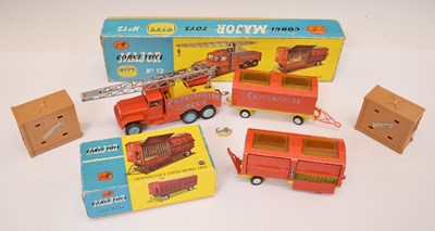 Lot 361 - Corgi Major - Gift Set No.12 'Chipperfield's Circus Crane Truck and Cage'