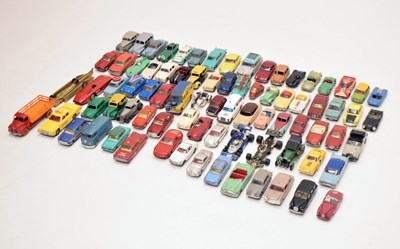 Lot 369 - Collection of loose Dinky, Corgi, Spot-On and other diecast model vehicles