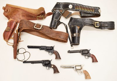 Lot 393 - Collection of blank firing revolvers