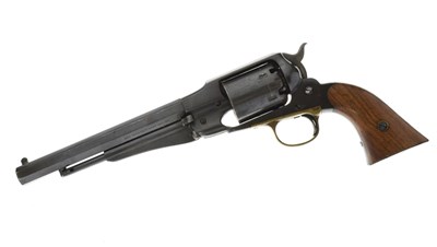 Lot 110 - Deactivated replica Uberti Remington 8" barrel black powder percussion revolver