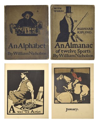 Lot 251 - William Nicholson - 'An Alphabet' and 'An Almanac'