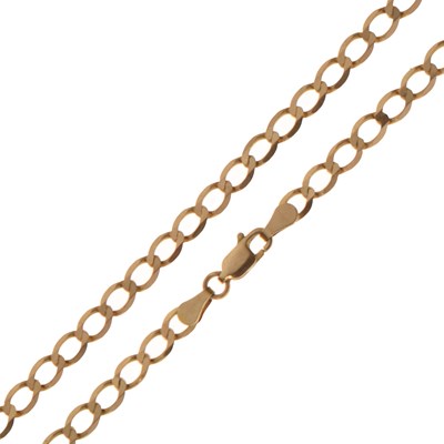 Lot 111 - 9ct gold filed curb link chain