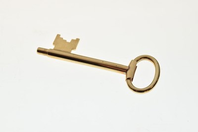 Lot 49 - 9ct gold key