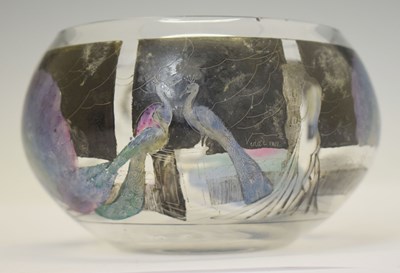 Lot 401 - Vetri d'Arte Fontana (Vedar) glass finger bowl, circa 1930