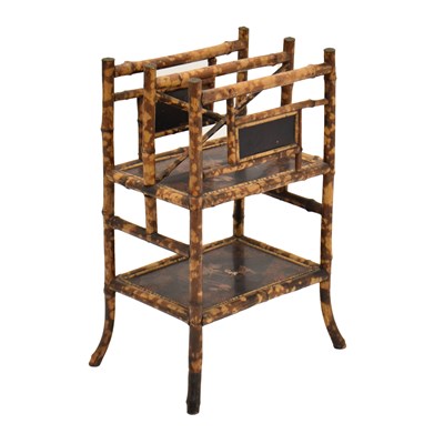 Lot 553 - Late Victorian Aesthetic influence bamboo Canterbury