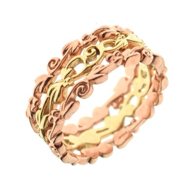 Lot 16 - Clogau Welsh 9ct rose and yellow gold 'Tree of Life' ring