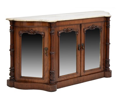 Lot 532 - Victorian mahogany credenza