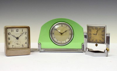 Lot 439 - Three Art Deco mantel clocks