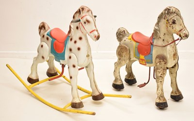 Lot 359 - Two vintage Mobo horses