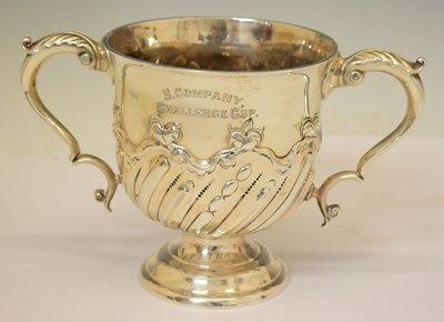 Lot 193 - Late Victorian silver trophy cup