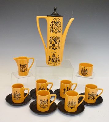 Lot 394 - 1960s Portmerion coffee set