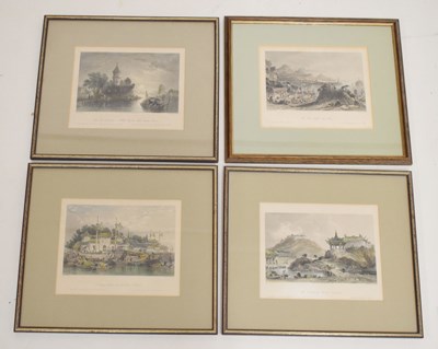 Lot 480 - After Thomas Allom (1804-1872) - Four framed topographical engravings of China