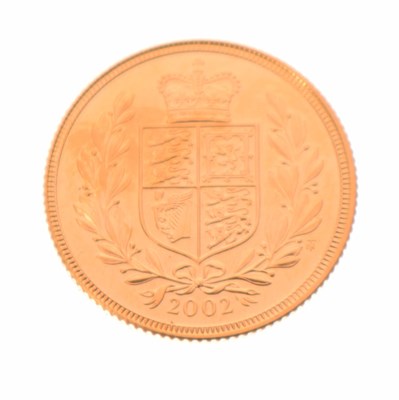 Lot 215 - Elizabeth II gold sovereign, 2002