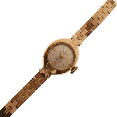 Lot 167 - Rotary - Lady's 1960s 9ct gold bracelet watch