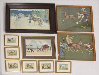Lot 463 - Collection of late 19th / early 20th century coaching prints
