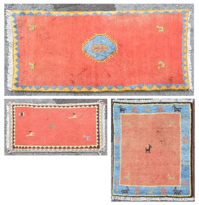 Lot 516 - Three Middle Eastern wool rugs