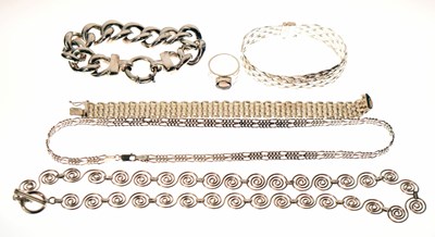 Lot 152 - Assorted silver jewellery