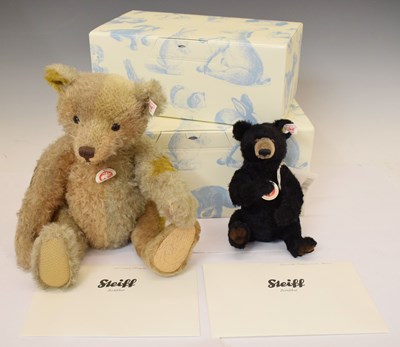 Lot 377 - Steiff - Limited edition 'Reinhard, The Schulte Patchwork Teddy Bear'