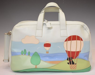 Lot 276 - Radley, London - 'Up Up and Away' leather weekend bag