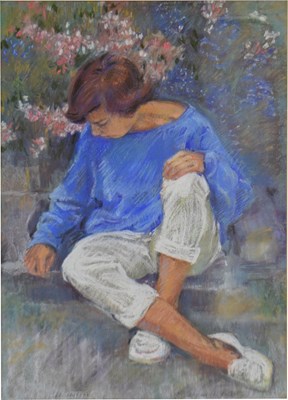 Lot 495 - Patricia Frost (Contemporary) - Pastel - 'Lucinda'