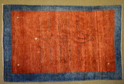 Lot 520 - Middle Eastern wool rug, probably a Persian Gabbeh