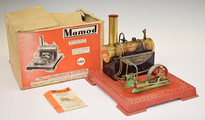 Lot 290 - Mamod - Live steam S.E.3 stationary engine