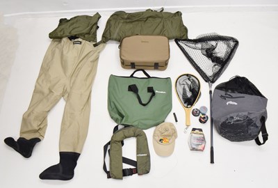 Lot 325 - A collection of fishing related equipment and accessories