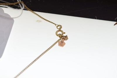 Lot 72 - Clogau 9ct two-colour Welsh gold cross with 'Tree of Life' design