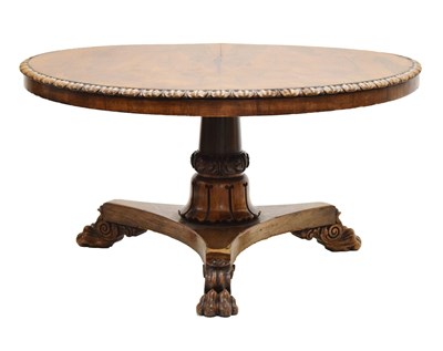 Lot 545 - William IV rosewood breakfast table