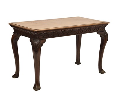 Lot 522 - George II 'red walnut' side table, probably Irish