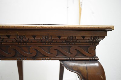 Lot 522 - George II 'red walnut' side table, probably Irish