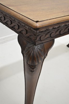 Lot 522 - George II 'red walnut' side table, probably Irish