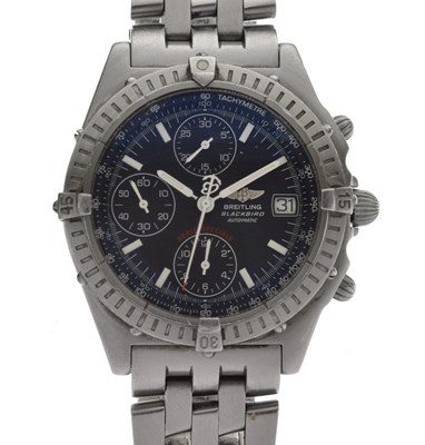 Lot 62 - Breitling - Blackbird Serie Speciale bracelet watch, ref. A13350