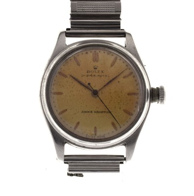 Lot 53 - Rolex - Oyster Royal stainless steel bracelet watch
