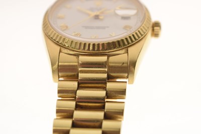 Lot 54 - Rolex - 18ct gold Oyster Perpetual Day Date bracelet, ref. 18038