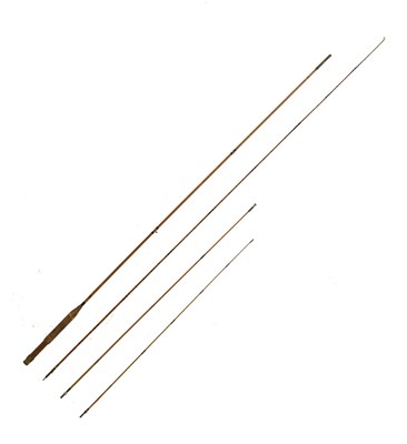 Lot 182 - Charles Farlow & Co Ltd - Four sections split cane fishing rod