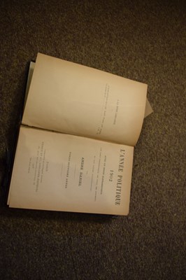 Lot 344 - Books - E. Ollivier - L'Empire Liberal, (10 volumes), Andre Daniel L'Annee Politique, (10 volumes)