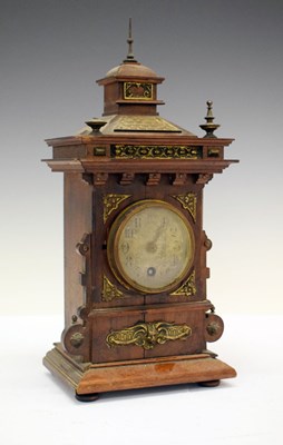 Lot 436 - Lenzkirch - early 20th Century mantel clock of small proportions