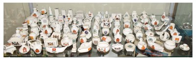 Lot 324 - Large quantity of crested ware to include Somerset interest, Weston-super-Mare etc