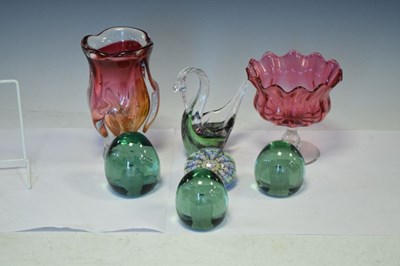 Lot 345 - Quantity of 19th century and later glass