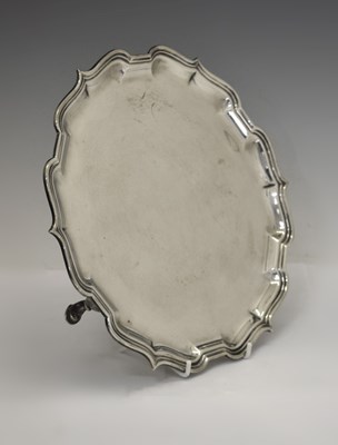 Lot 91 - George V silver salver