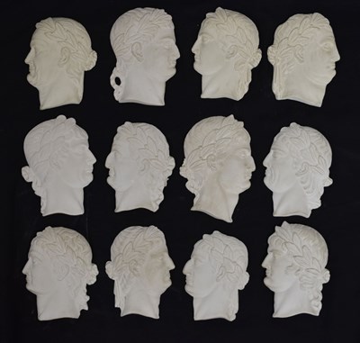 Lot 135 - Collection of Grand Tour style plaster casts of Roman Emperors