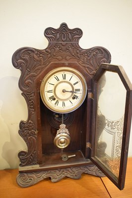 Lot 430 - Five American mantel clocks
