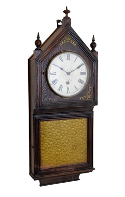 Lot 448 - Late 19th Century American wall clock