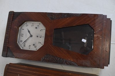 Lot 455 - Art Deco oak-cased 'Veritable Westminster' wall clock