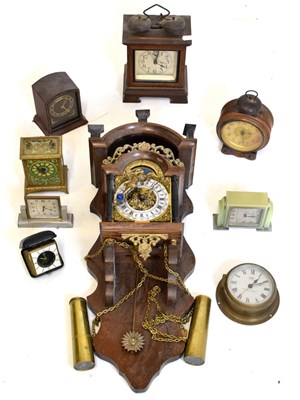 Lot 413 - Assorted clocks and timepieces