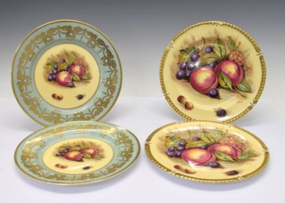 Lot 348 - Two pairs of Aynsley plates