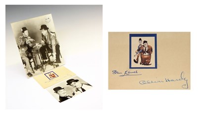 Lot 231 - Autographs - Laurel and Hardy